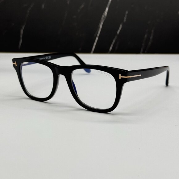 NEW TOM FORD TF5820/B 001 UNISEX EYEGLASSES BLACK FT5820/B 001 main image 4